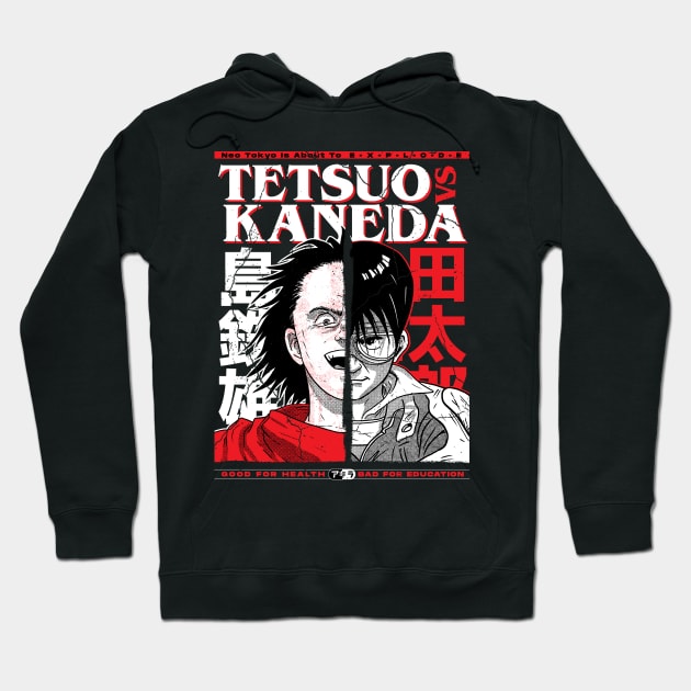 Tetsuo VS Kaneda Hoodie by Krobilad